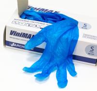 Перчатки Ардейл виниловые смотровые нестерильные неопудренные S  (упаковка 100шт)